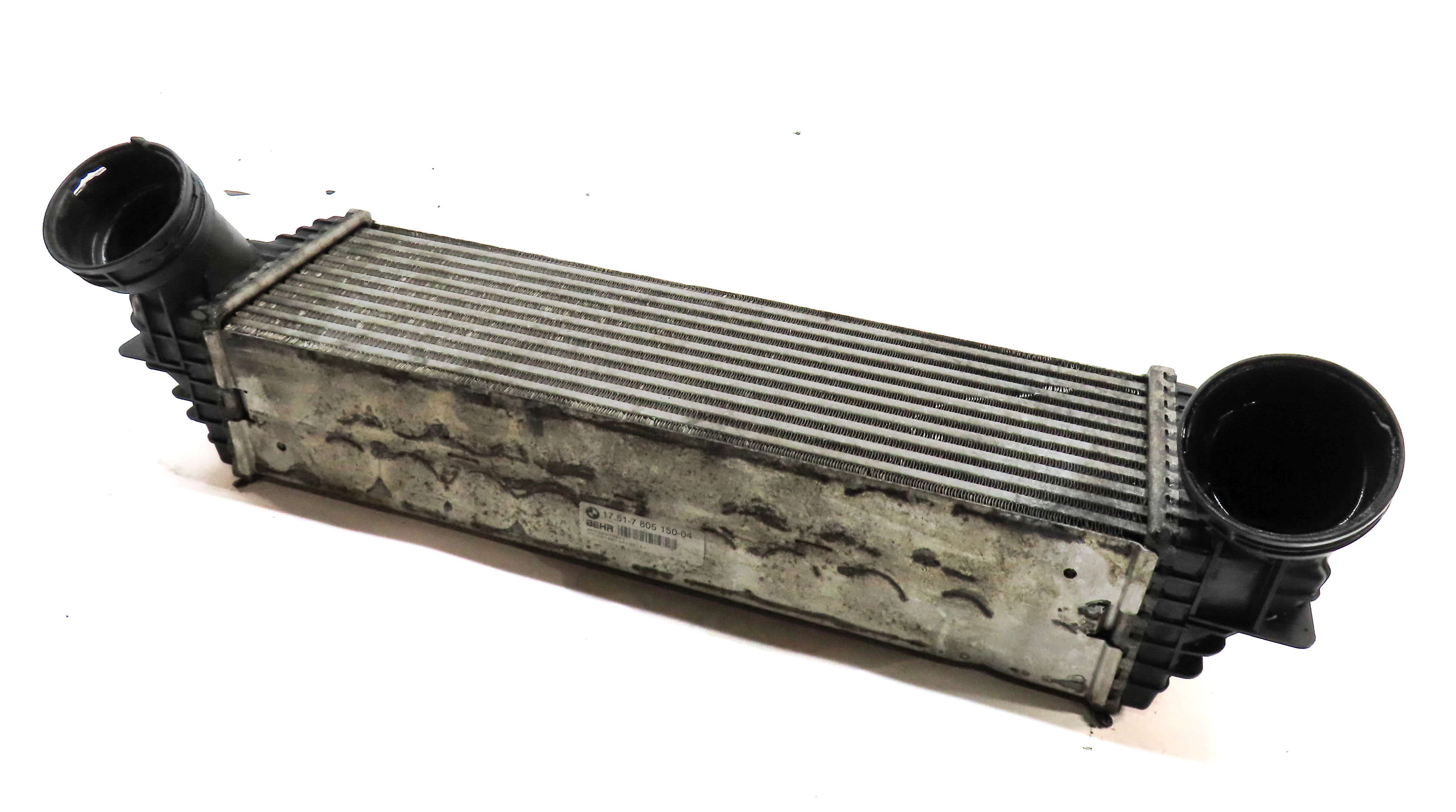 09-13 BMW X5 (E70) 3.0L M57Y TWIN TURBO DIESEL ENGINE TURBOCHARGER INTERCOOLER — exact item pictured